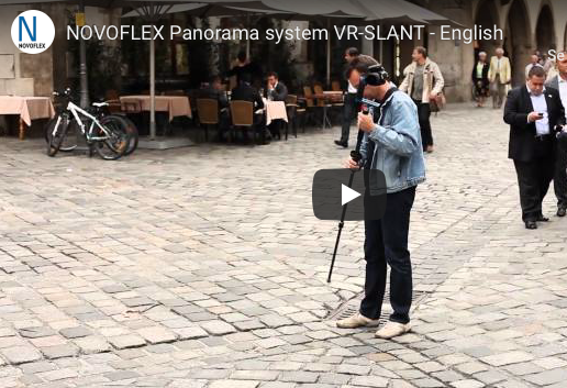 NOVOFLEX VR-SLANT video viser hvor raskt du tar et QTVR opptak